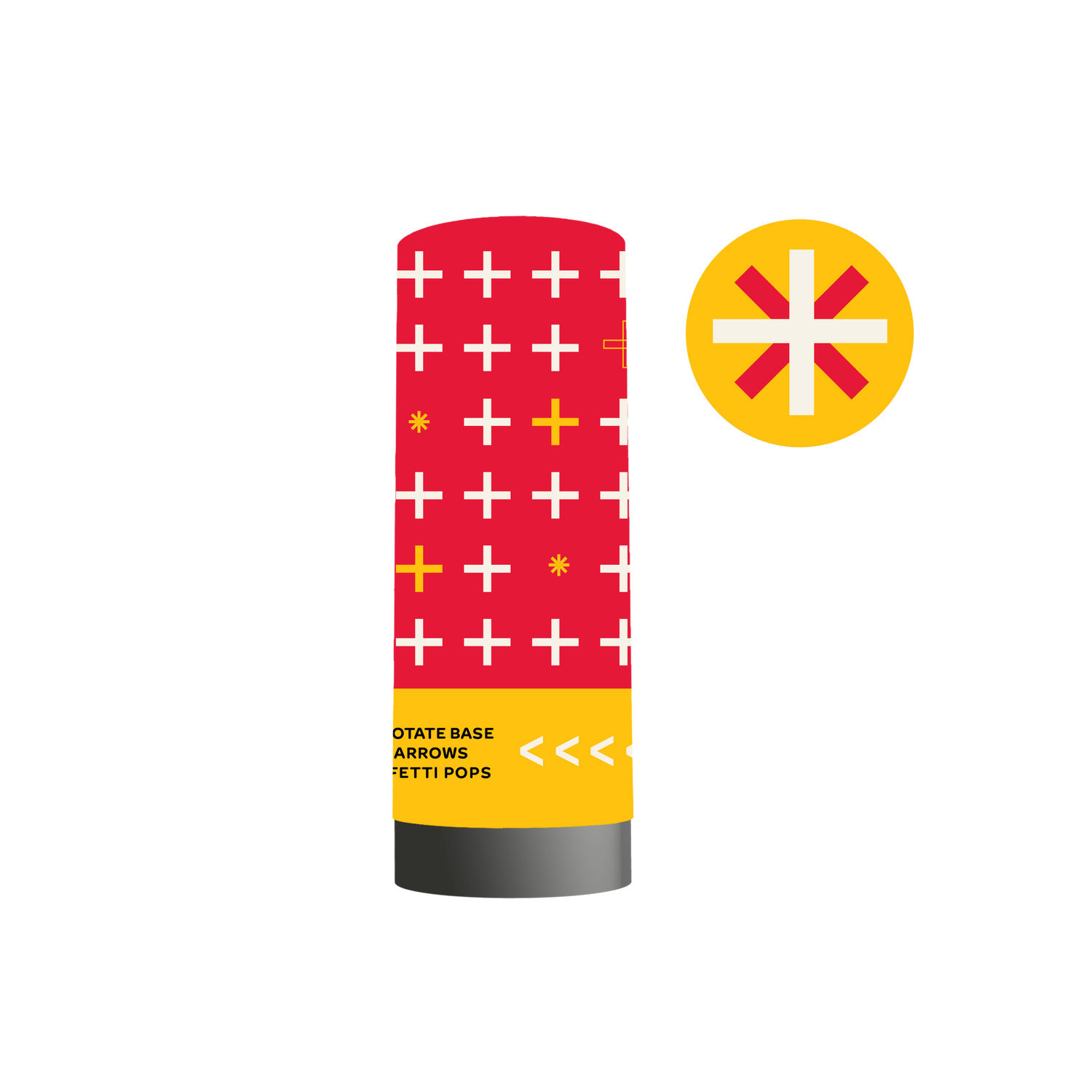 Red/Yellow Confetti Popper